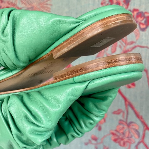 HEREU Nuvola ‘Scrunchy’ Leather Sandals Flip-flops 6/36 - Picture 2 of 8